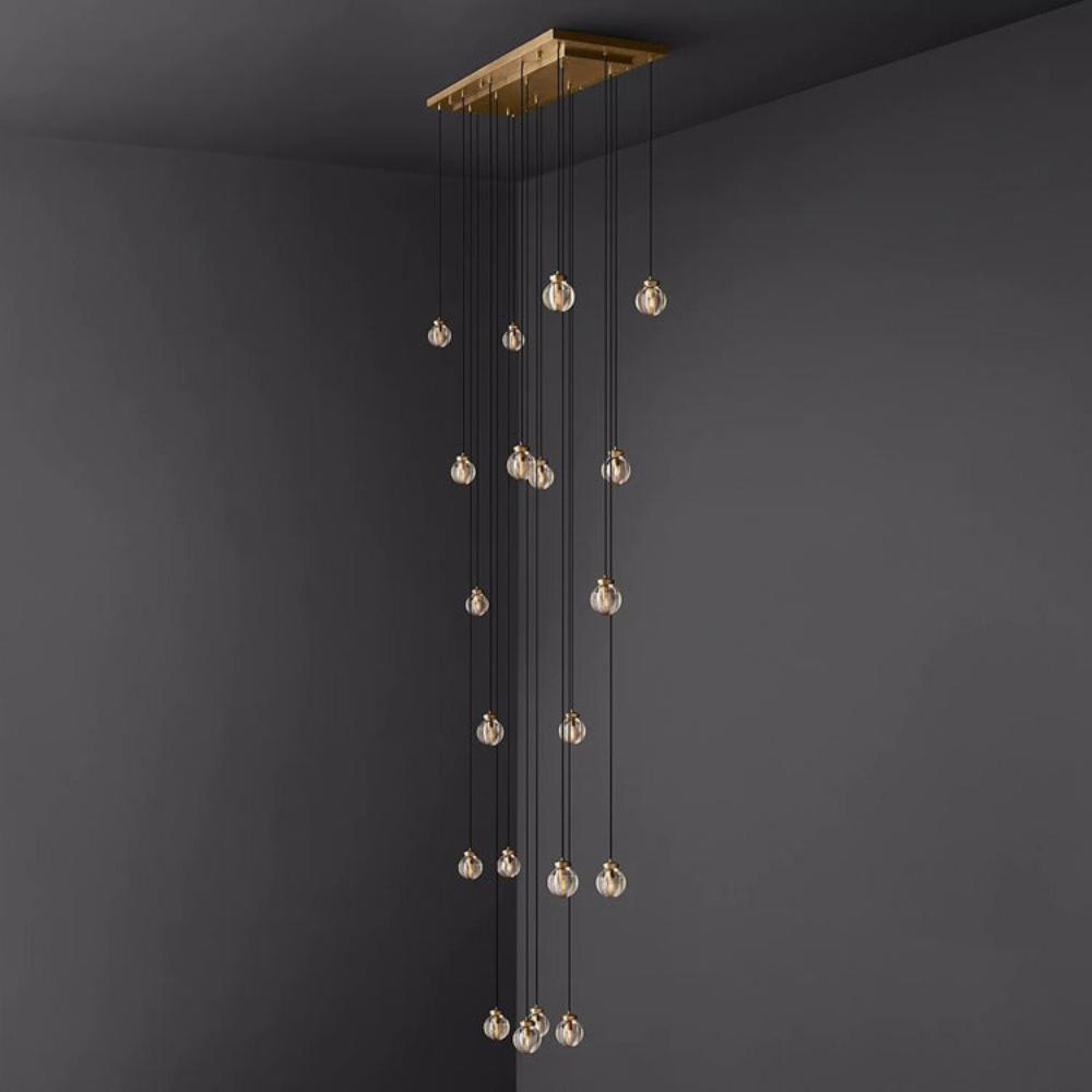 Pearl Linear Glass Chandelier