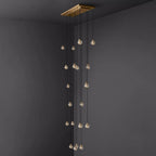 Pearl Linear Glass Chandelier
