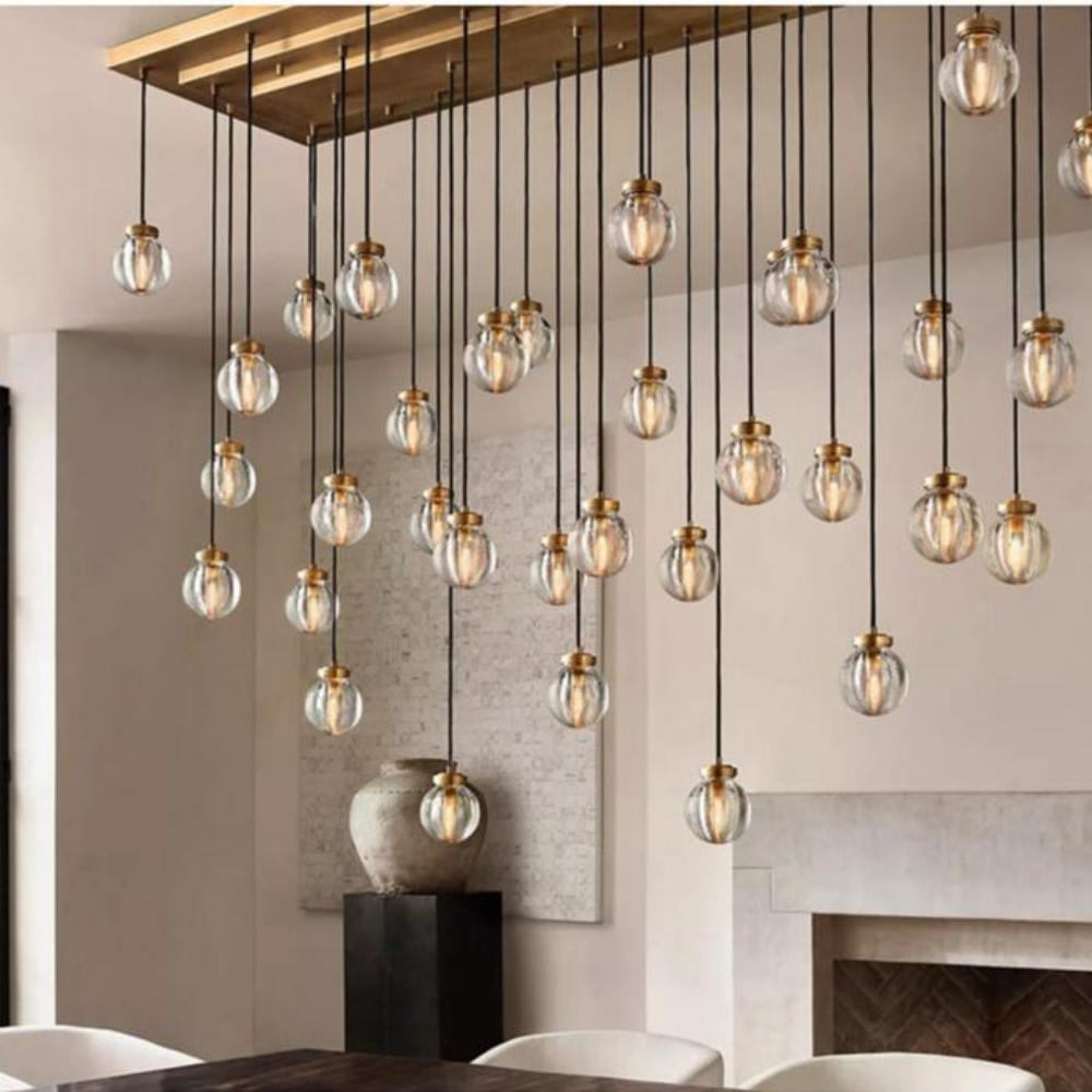 Pearl Linear Glass Chandelier