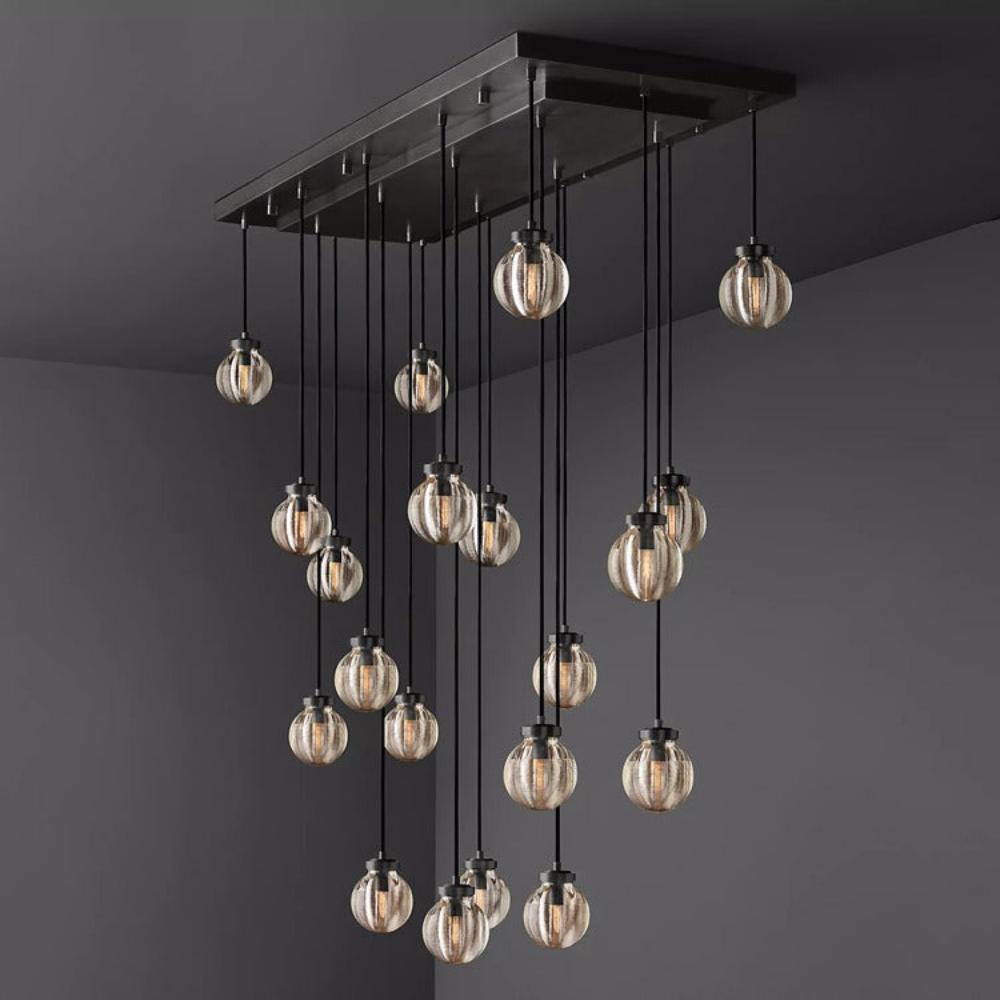 Pearl Linear Glass Chandelier