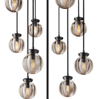 Pearl Round Glass Chandelier