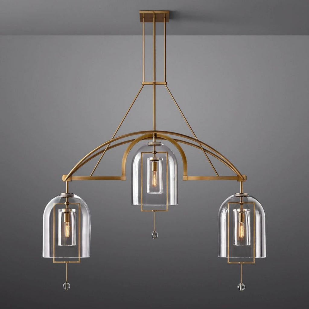 Fulcrum Linear Chandelier 61" 3-Light