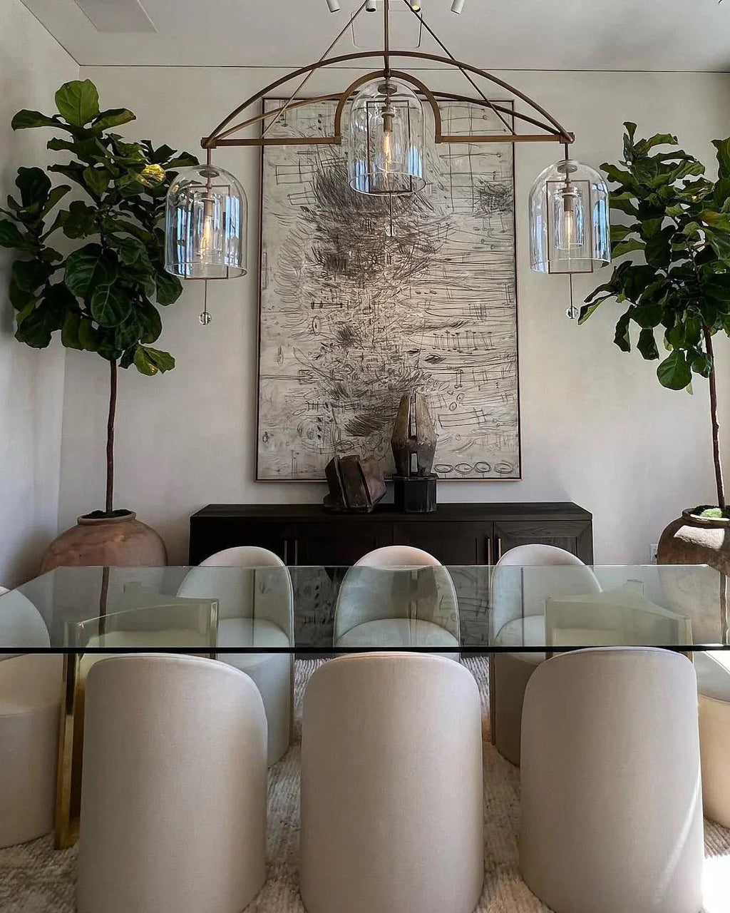 Fulcrum Linear Chandelier 61" 3-Light
