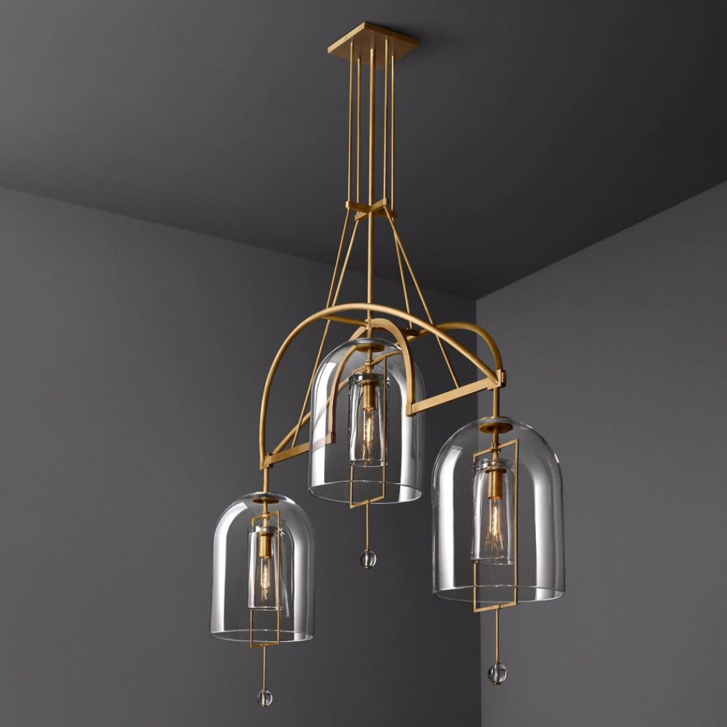 Fulcrum Linear Chandelier 61" 3-Light