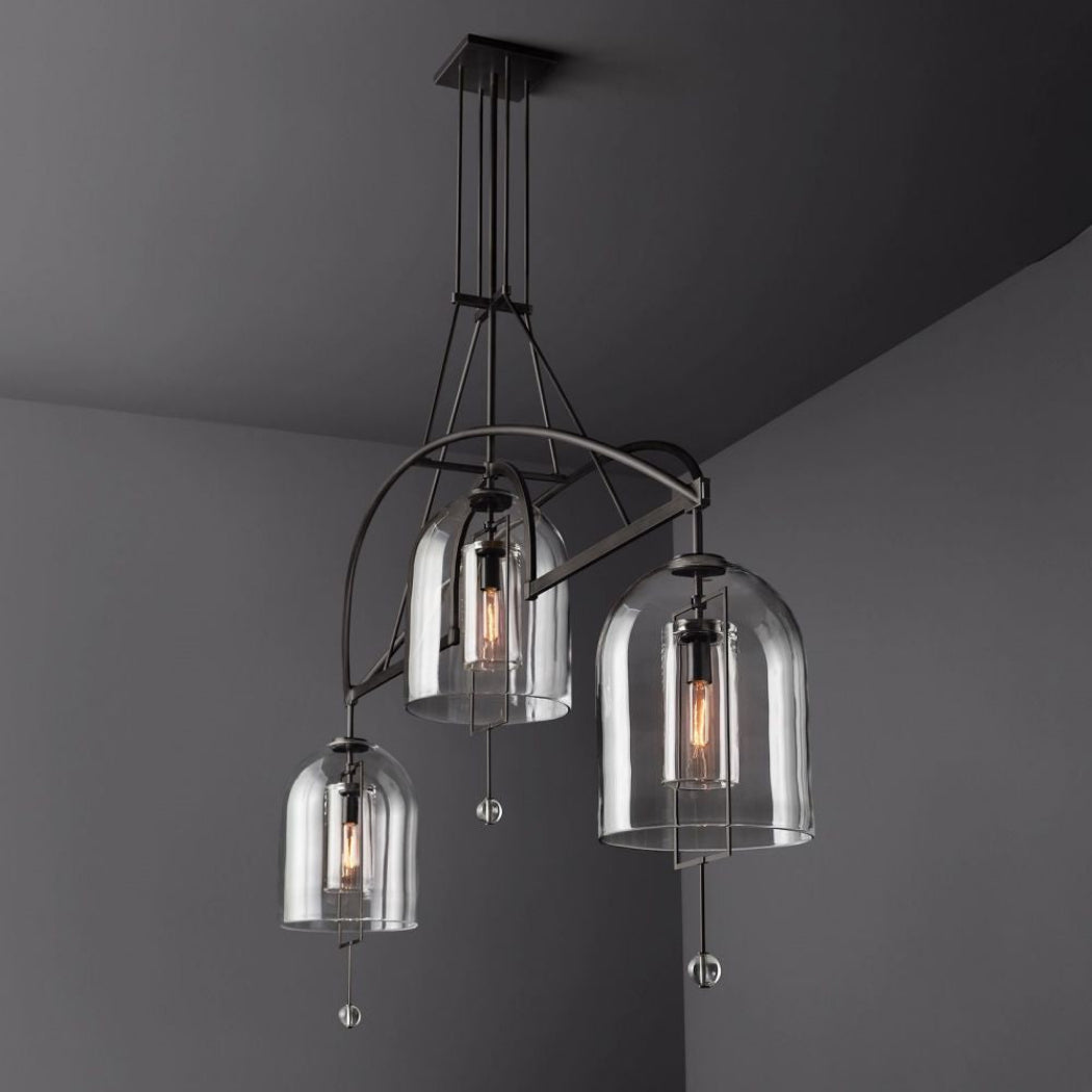 Fulcrum Linear Chandelier 61" 3-Light