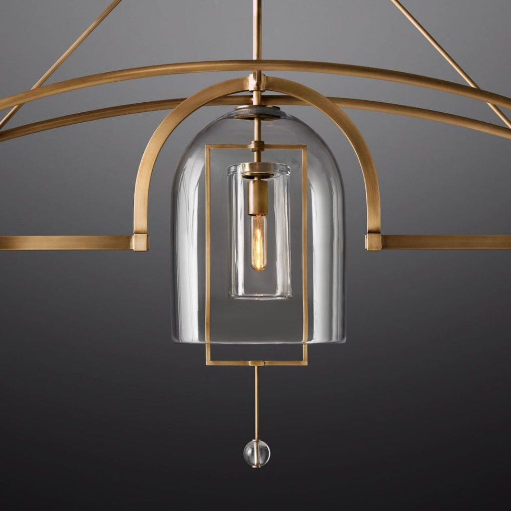 Fulcrum Linear Chandelier 61" 3-Light