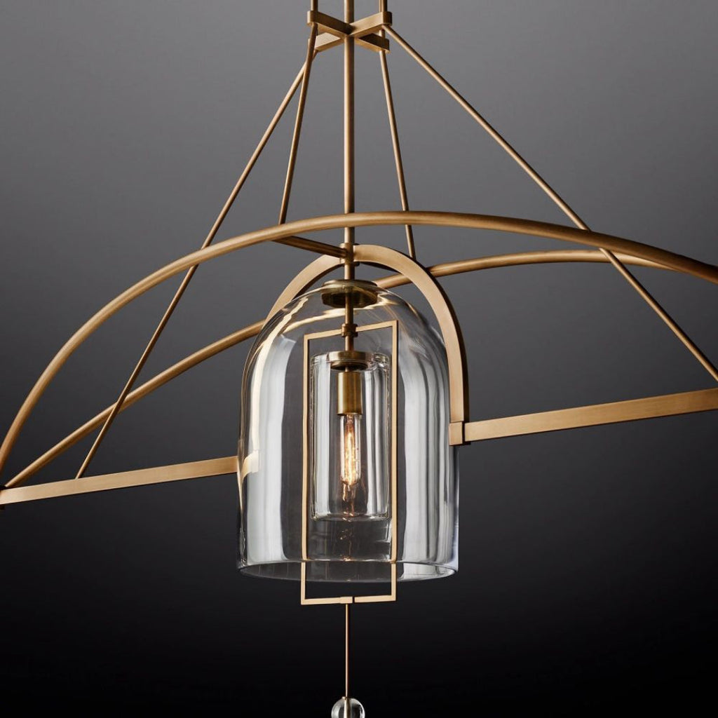 Fulcrum Linear Chandelier 61" 3-Light