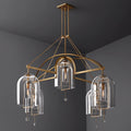 Fulcrum Round Chandelier 73" 5-Light