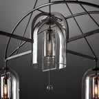 Fulcrum Round Chandelier 73" 5-Light