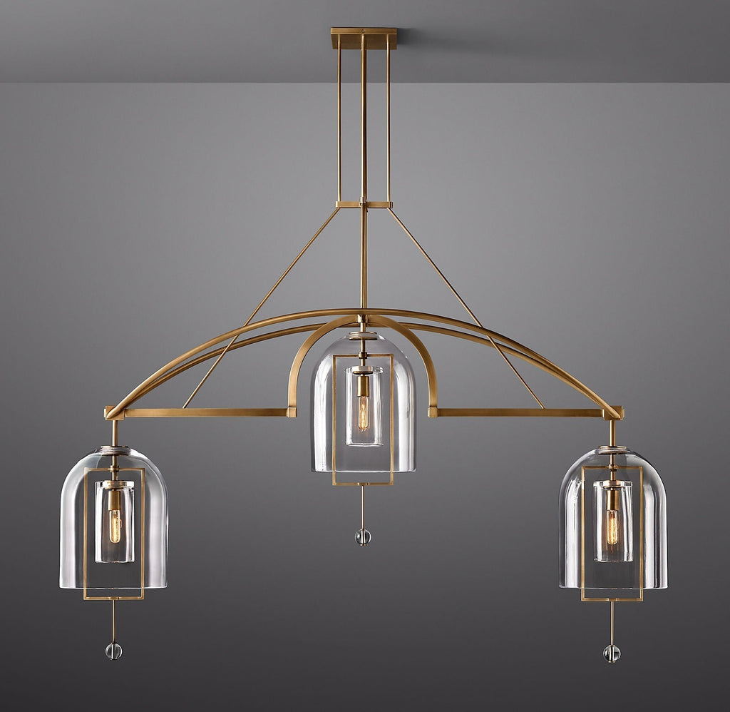 Fulcrum Linear Chandelier 73" 3-Light