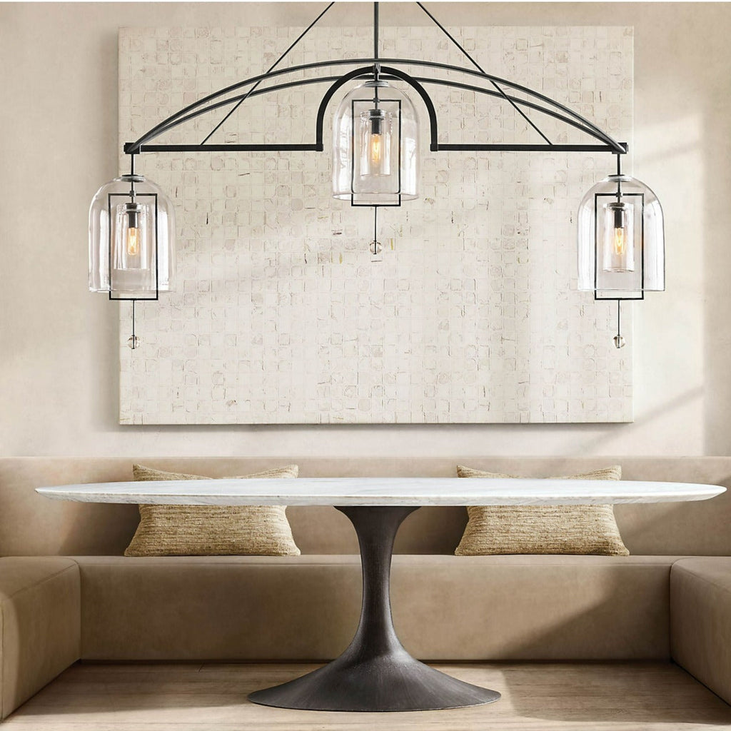 Fulcrum Linear Chandelier 73" 3-Light
