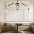 Fulcrum Linear Chandelier 73" 3-Light