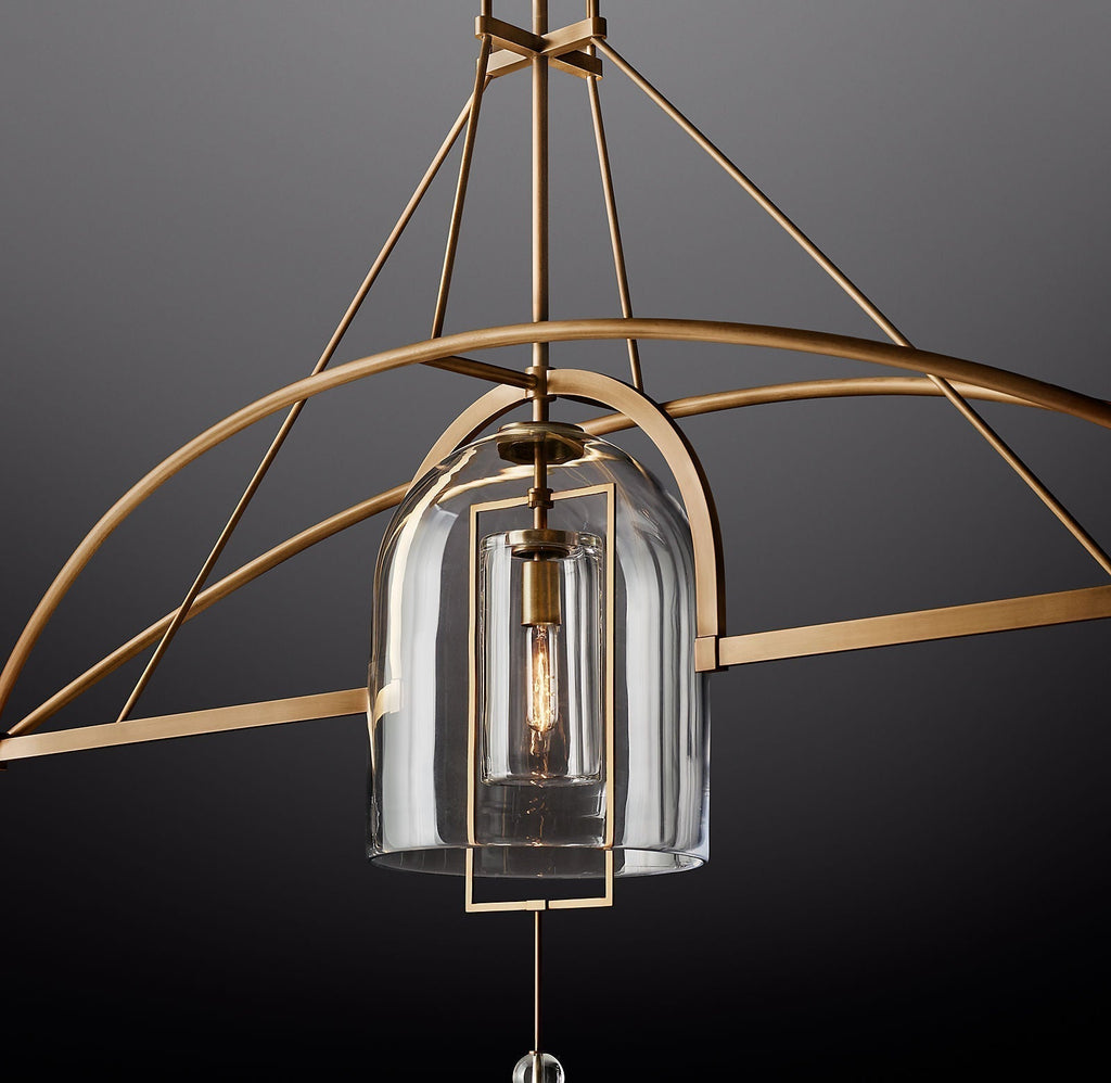 Fulcrum Linear Chandelier 73" 3-Light