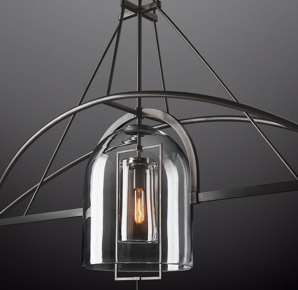 Fulcrum Linear Chandelier 73" 3-Light