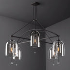 Fulcrum Round Chandelier 85" 5-Light