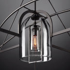 Fulcrum Round Chandelier 85" 5-Light
