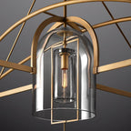 Fulcrum Round Chandelier 85" 5-Light