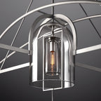 Fulcrum Round Chandelier 85" 5-Light