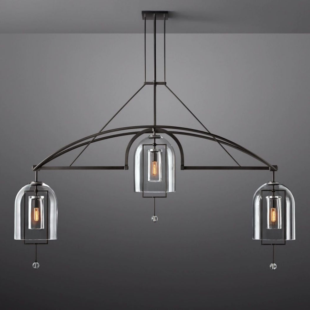 Fulcrum Linear Chandelier 85" 3-Light