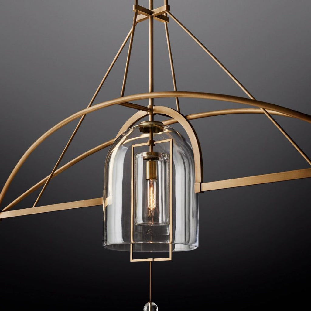 Fulcrum Linear Chandelier 85" 3-Light