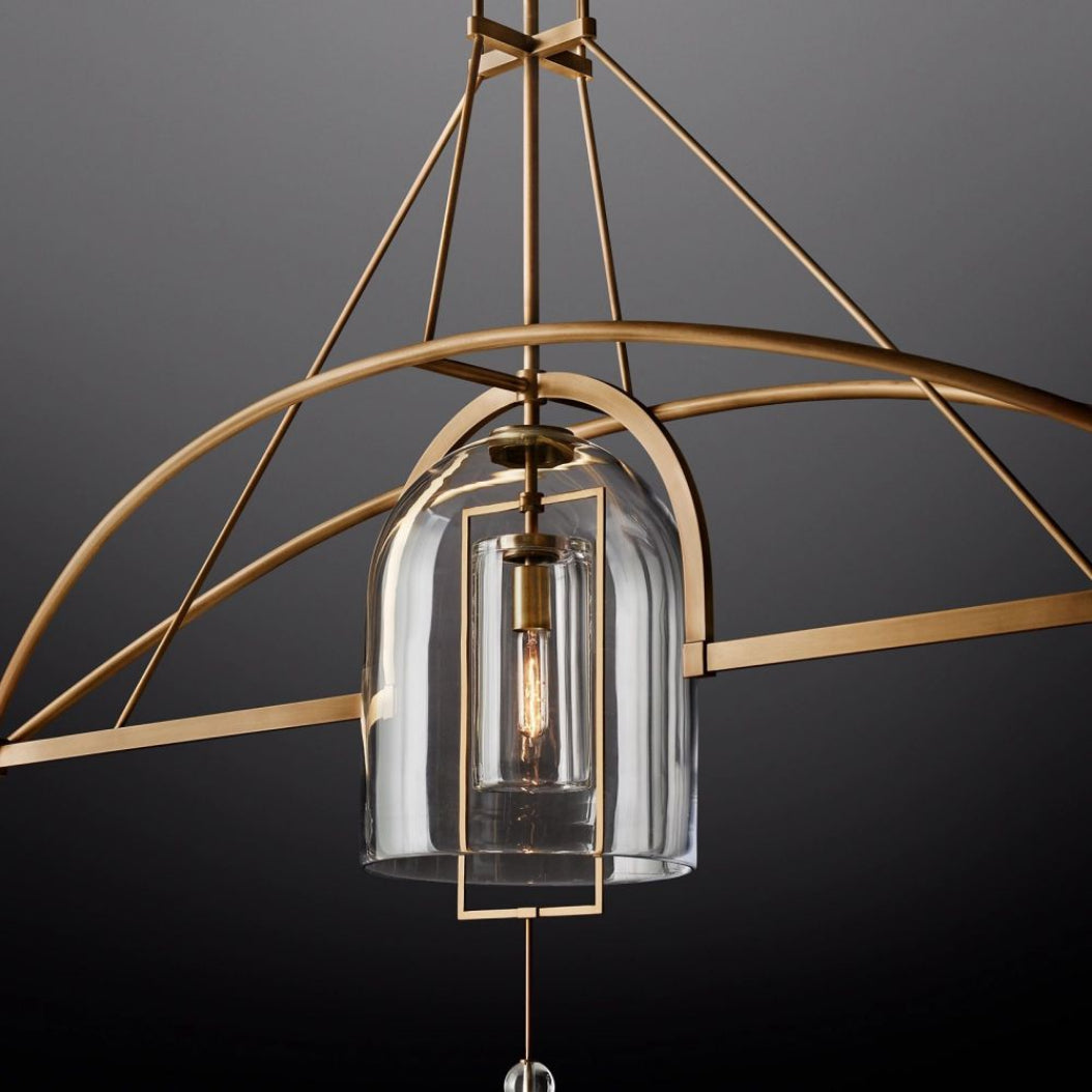 Fulcrum Linear Chandelier 85" 3-Light