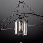 Fulcrum Linear Chandelier 85" 3-Light