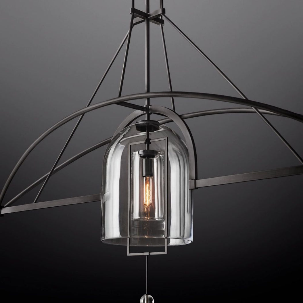 Fulcrum Linear Chandelier 85" 3-Light