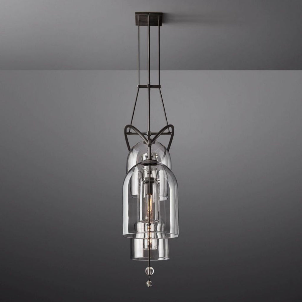 Fulcrum Linear Chandelier 85" 3-Light