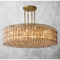 Chiaray Glass Round Chandelier 61"
