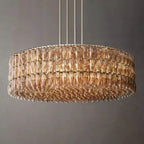 Chiaray Glass Round Chandelier 61"
