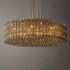Chiaray Glass Round Chandelier 61"