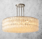 Chiaray Glass Round Chandelier 61"