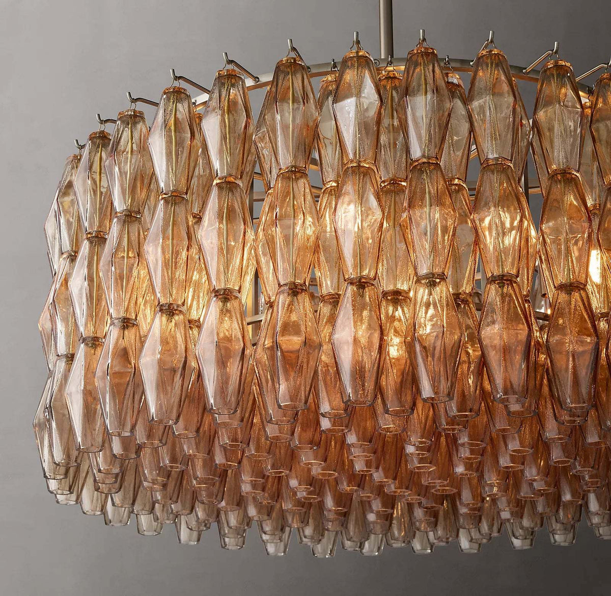 Chiaray Glass Round Chandelier 37"