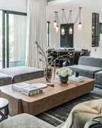 Modern Floating Pears-inspired Frosted Glass Chandelier for High-ceiling