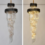 Bourbons Multi-layer Crystal Chandelier
