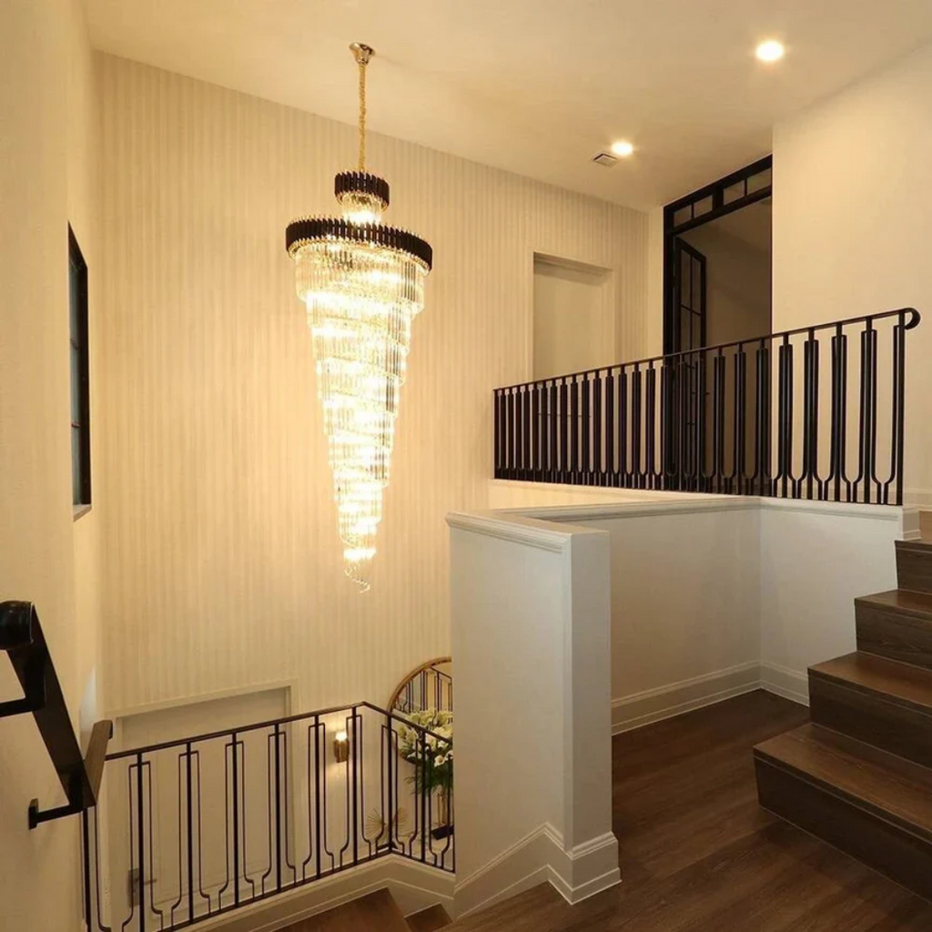 Bourbons Multi-layer Crystal Chandelier