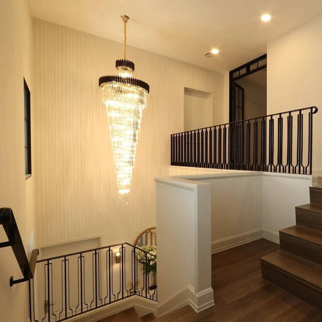 Bourbons Multi-layer Crystal Chandelier