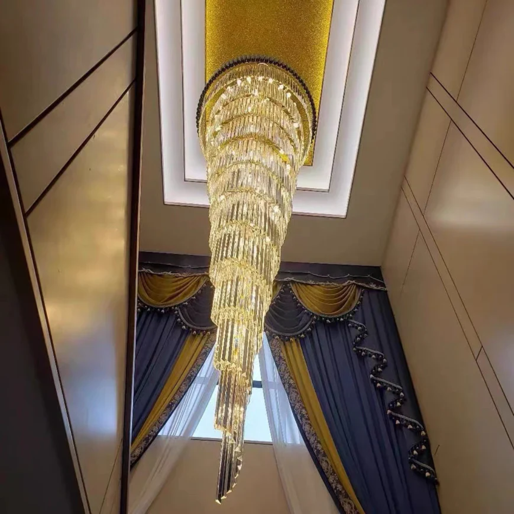 Bourbons Multi-layer Crystal Chandelier
