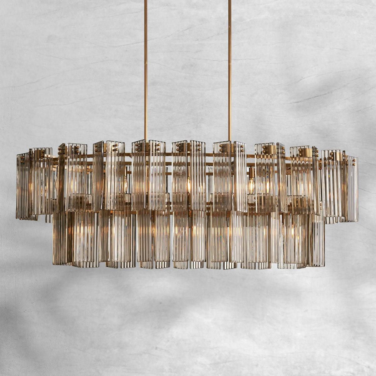 Delsie Oval Chandelier 51''63''72''