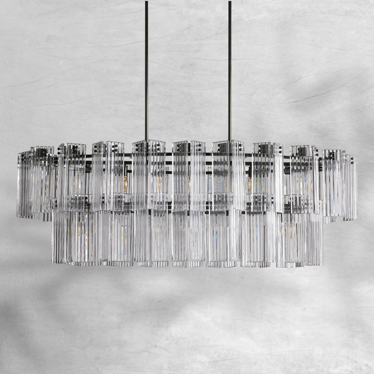 Delsie Oval Chandelier 51''63''72''