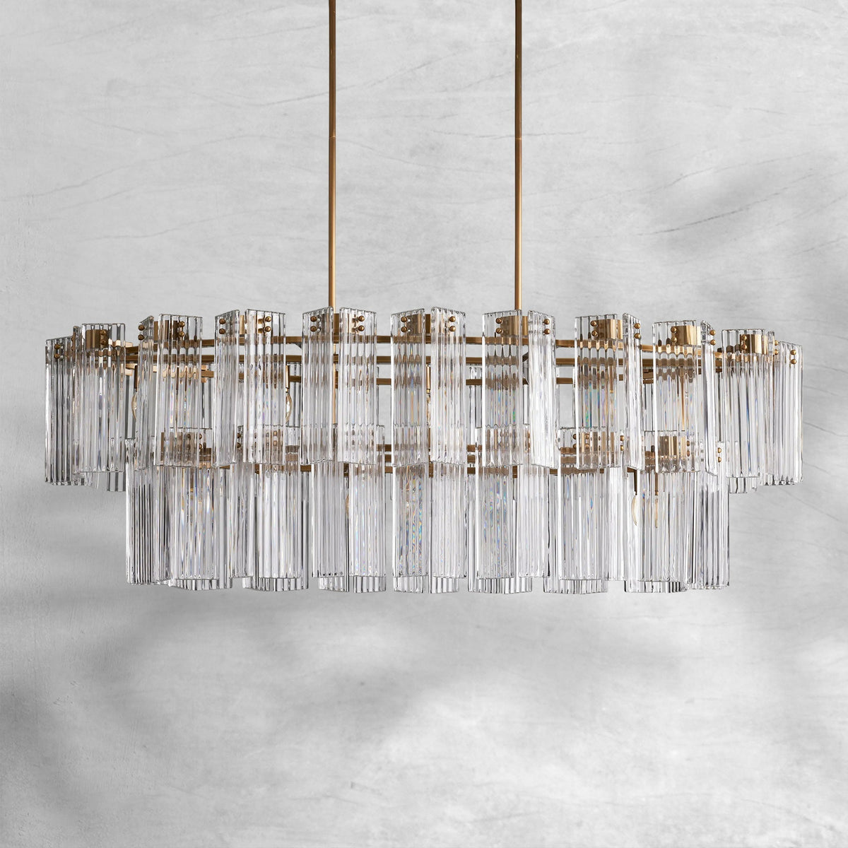 Delsie Oval Chandelier 51''63''72''