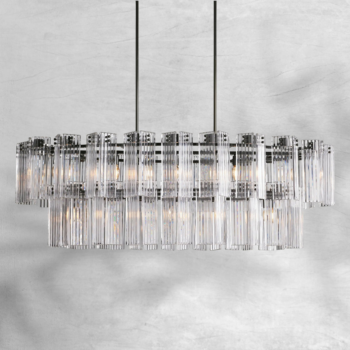 Delsie Oval Chandelier 51''63''72''