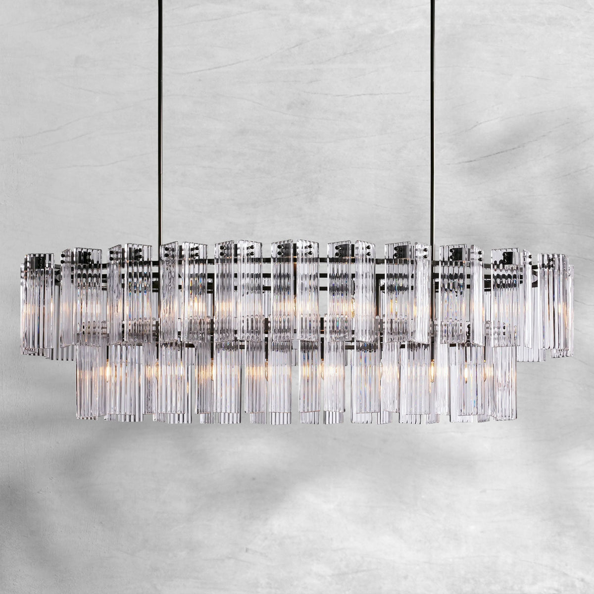 Delsie Oval Chandelier 51''63''72''