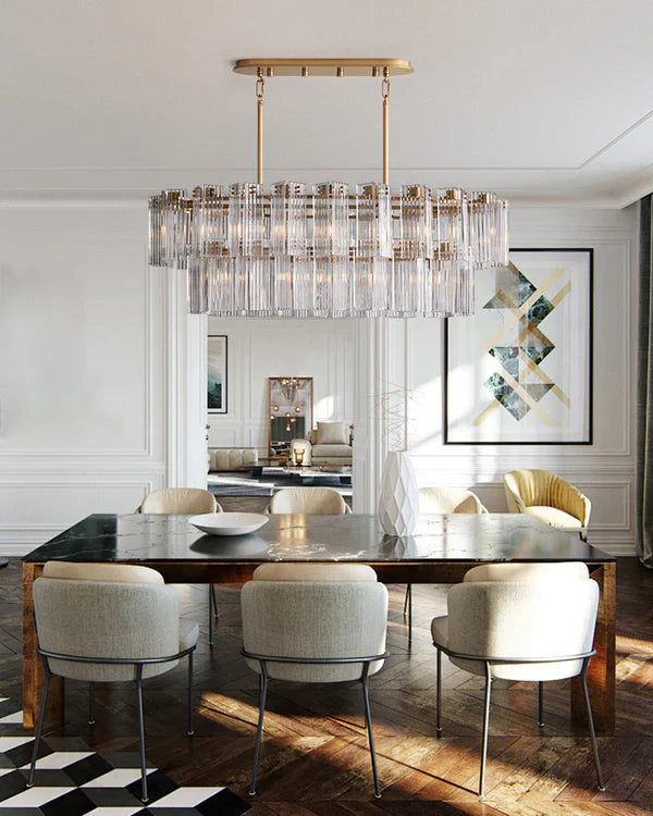 Delsie Oval Chandelier 51''63''72''