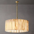 Calamette Alabaster Round Chandelier 36"