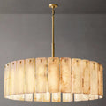 Calamette Alabaster Round Chandelier 48"