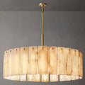 Calamette Alabaster Round Chandelier 60"