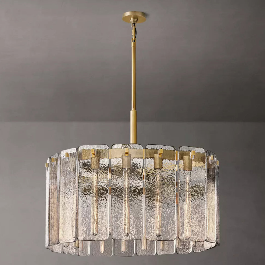 Calamette Glass Round Chandelier 36"
