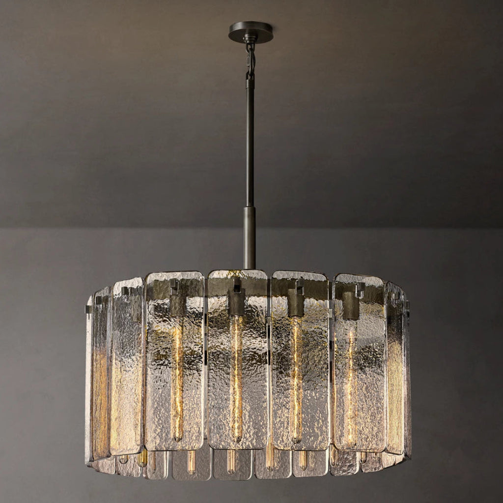 Calamette Glass Round Chandelier 36"