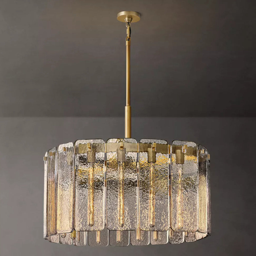 Calamette Glass Round Chandelier 36"
